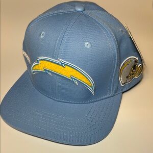 Blue NFL Chargers Cap with Yellow Logo